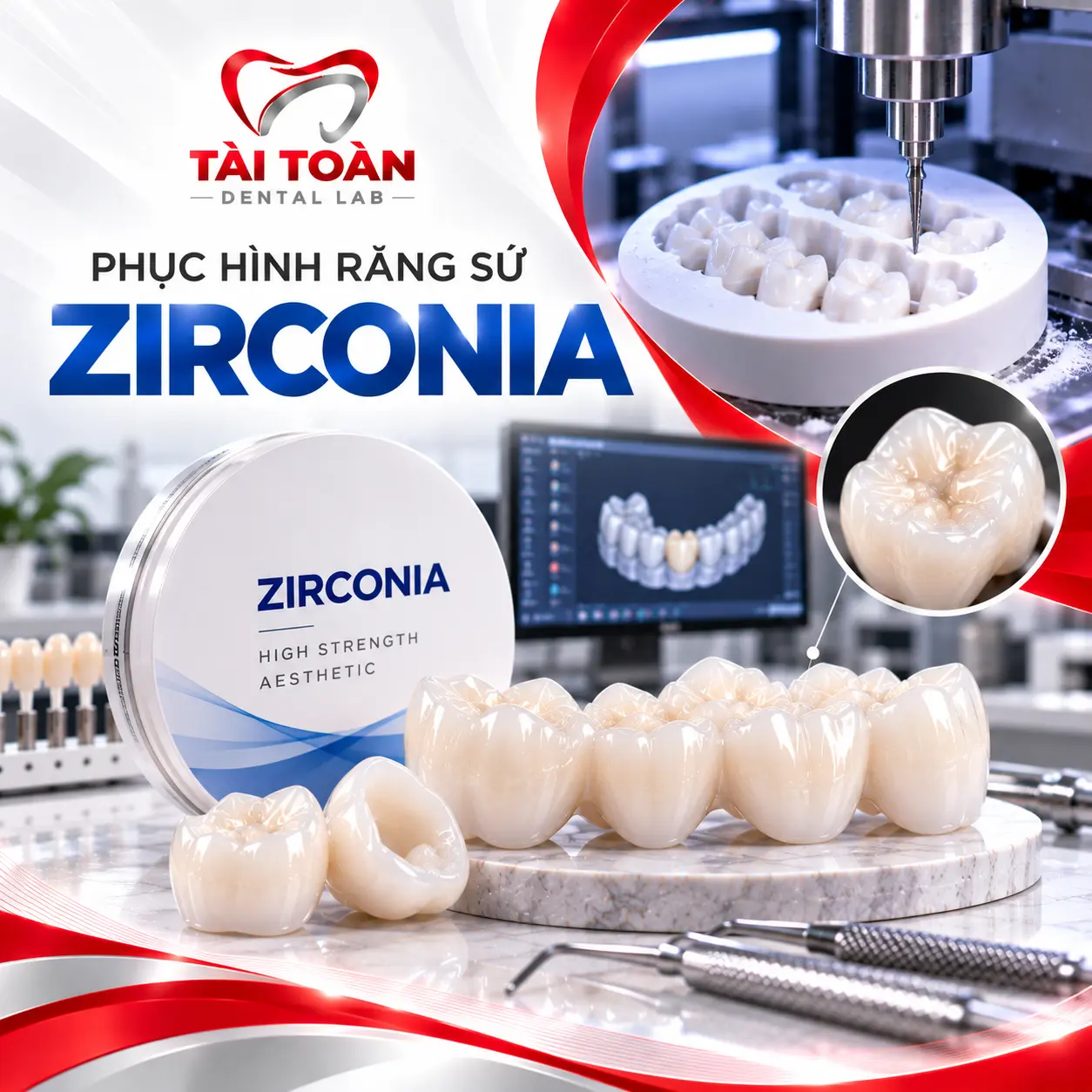 Phục Hình Răng Sứ Zirconia